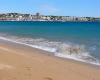 La plage des issambres, St Raphaël à l'horizon